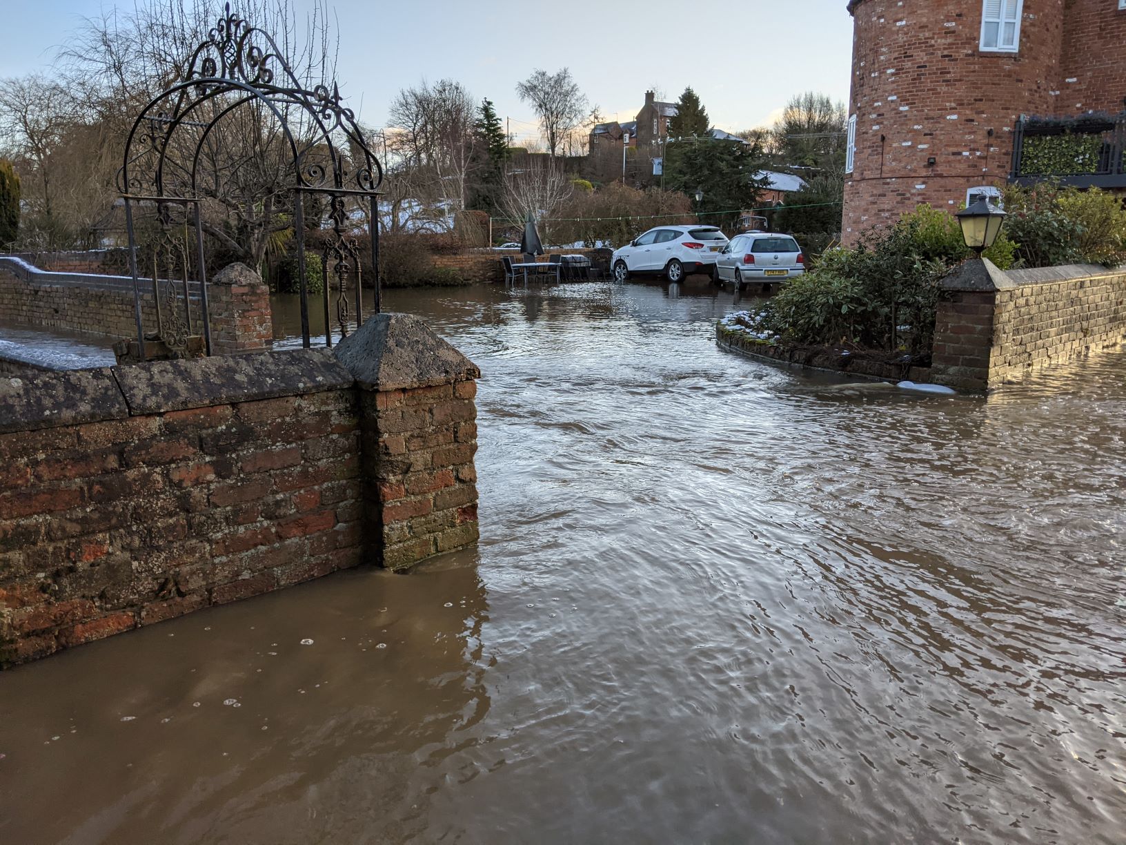 Flooding during Storm Cristoph, January 20th